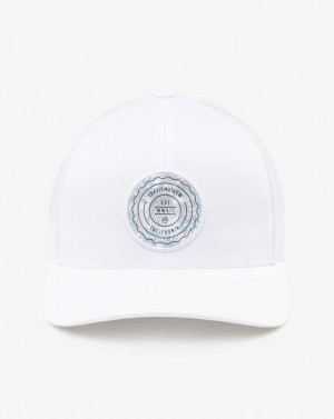 Travis Mathew The Patch Floral Snapback Hat White | PAIMVSL-68