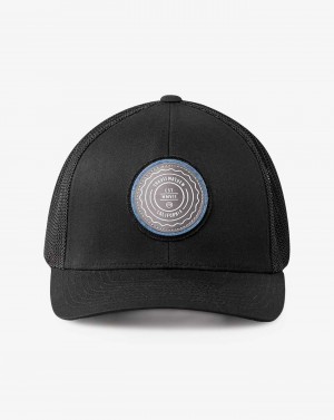 Travis Mathew The Patch Snapback Hat Black | QIHRYMV-84