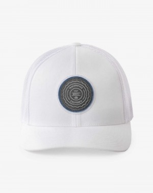 Travis Mathew The Patch Snapback Hat White | LIXUVYS-73