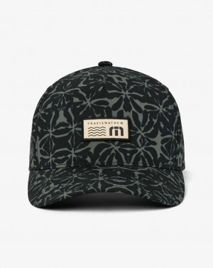 Travis Mathew Thundercloud Snapback Hat Dark Olive | QTSMRAV-84