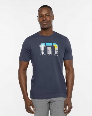 Travis Mathew Travel Squad Tm Tee Blue Nights | VIOSYDK-83