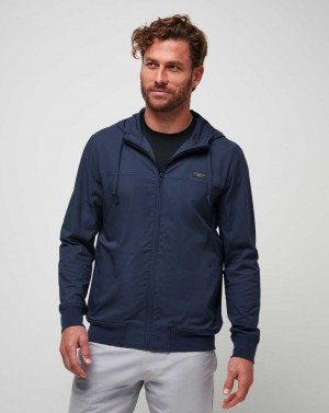 Travis Mathew Wanderlust Hoodie Mood Indigo | QMJKPZL-76