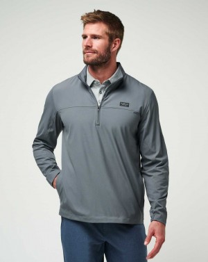 Travis Mathew Wanderlust Quarter Zip Quiet Shade | RUFQAHE-70