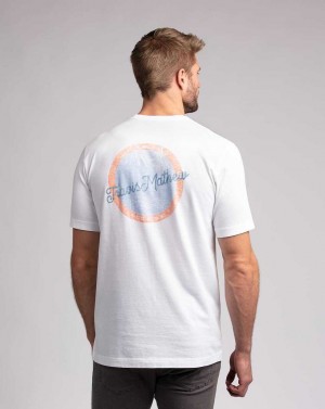 Travis Mathew White Sands Tee White | REHNUWS-08