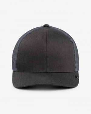 Travis Mathew Widder 2.0 Snapback Hat Heather Grey Pinstripe | TABCMFE-95