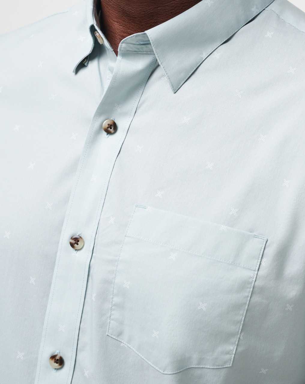 Travis Mathew Across The Pond Button-up Heather Arona | OPRZKSU-51