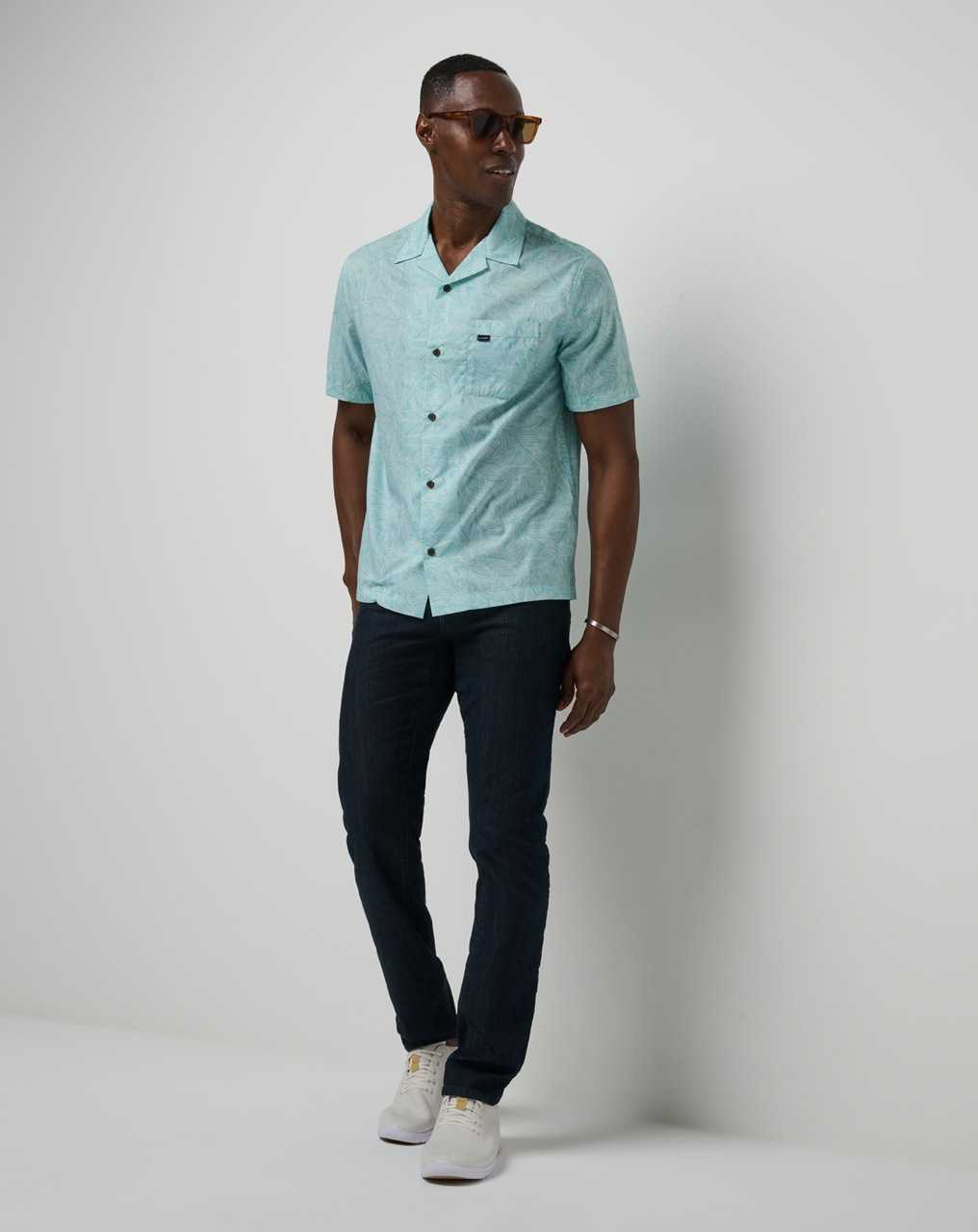 Travis Mathew Afternoon Sun Button-up Cameo | UKXALDY-97