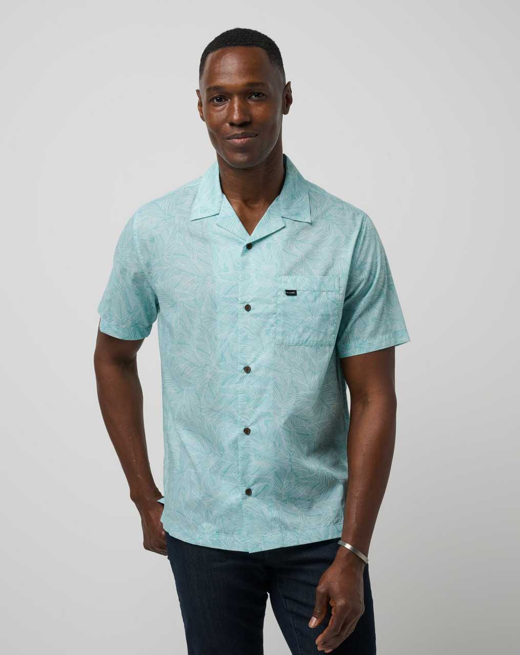 Travis Mathew Afternoon Sun Button-up Cameo | UKXALDY-97