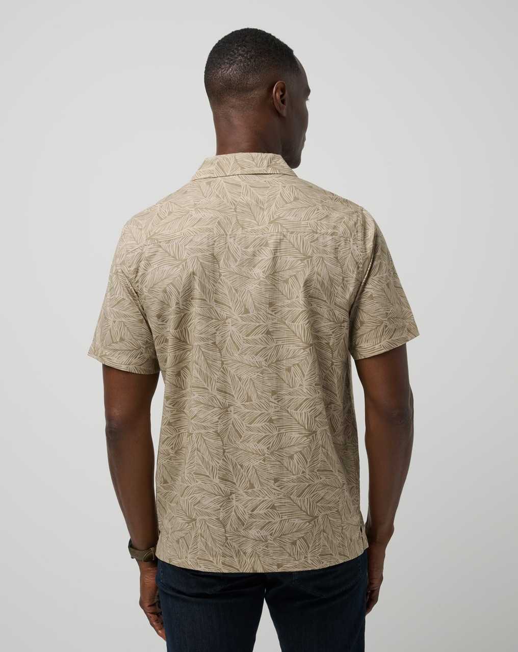 Travis Mathew Afternoon Sun Button-up Oxford Tan | LCYWOVH-76