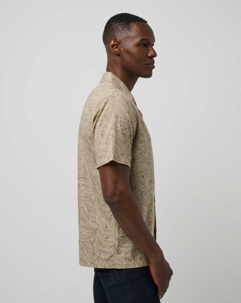 Travis Mathew Afternoon Sun Button-up Oxford Tan | LCYWOVH-76