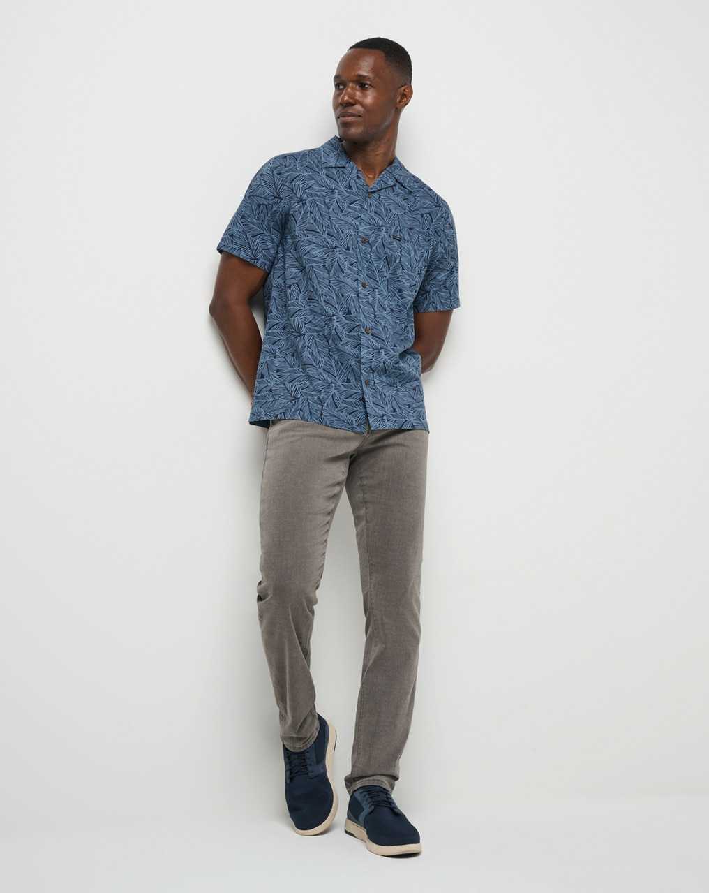 Travis Mathew Afternoon Sun Button-up Total Eclipse | INEULGT-25