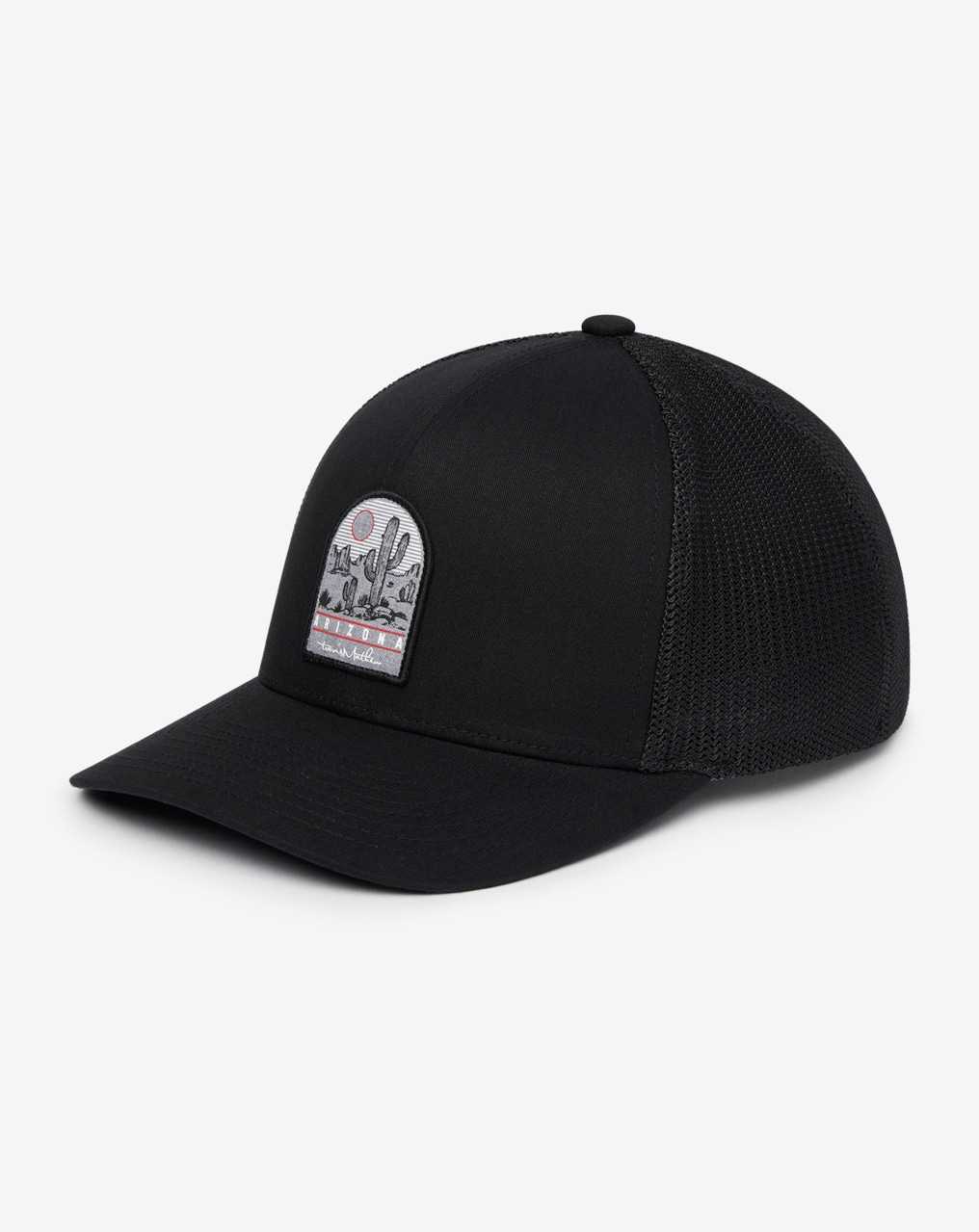 Travis Mathew Airport Mesa 2.0 Snapback Hat Black | QEVUCJR-40