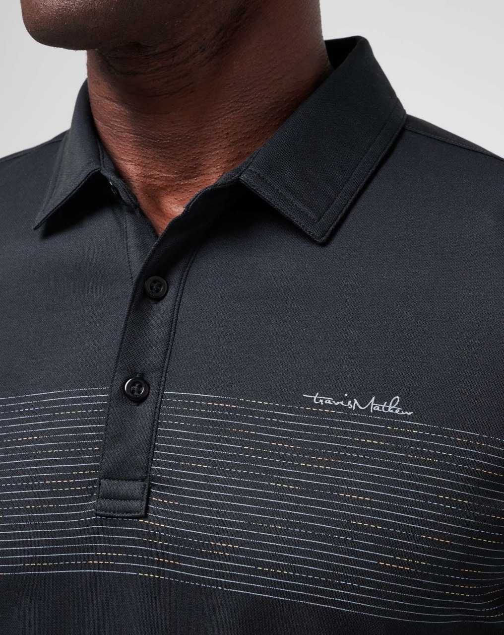 Travis Mathew Aloha Spirit Polo Black | UYLOFDK-89