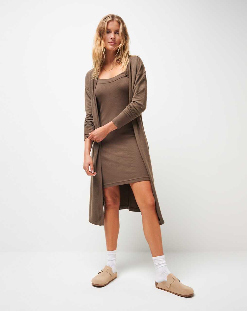 Travis Mathew Always Right Cloud Dress Cocoa Brown | HACOZUK-32