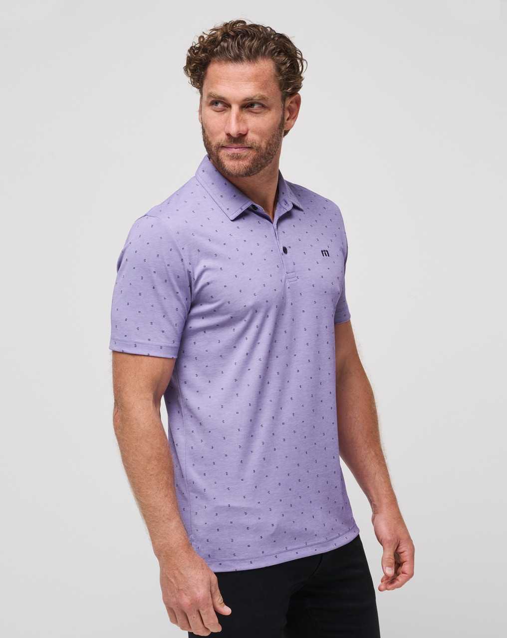 Travis Mathew Always Summer Polo Heather Imperial | QFWZMAH-71