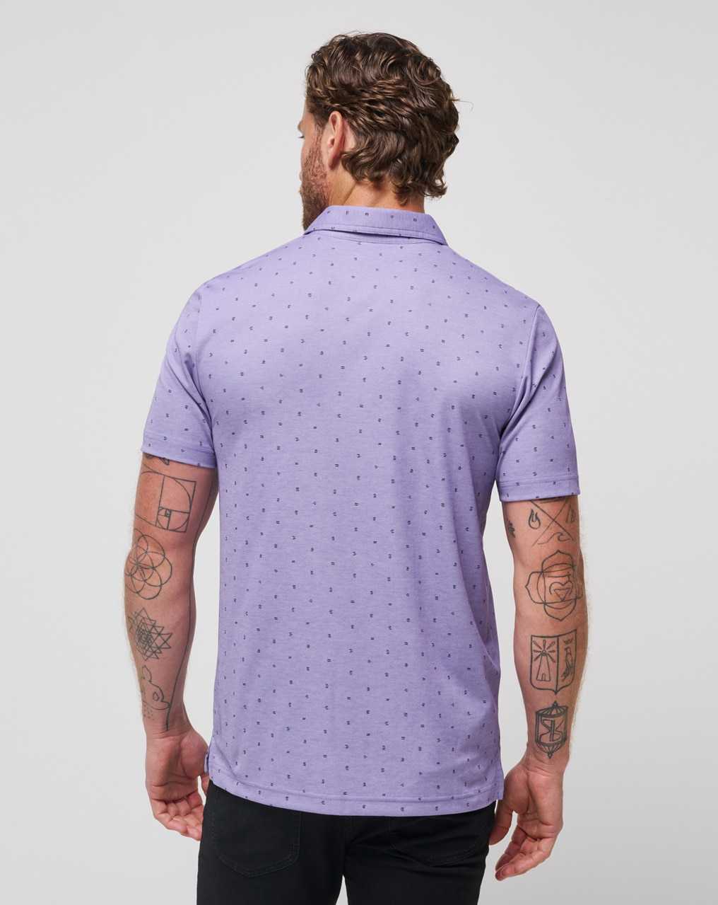 Travis Mathew Always Summer Polo Heather Imperial | QFWZMAH-71