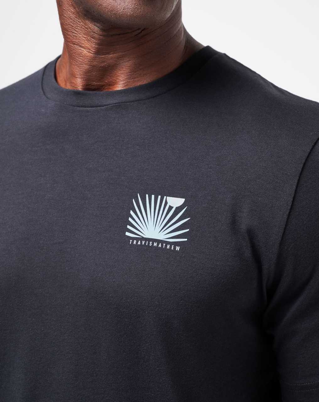 Travis Mathew Ancient Royals Tee Black | ULOWRHY-14