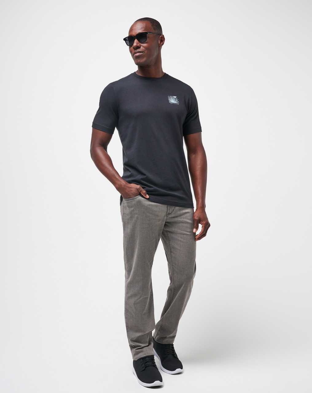 Travis Mathew Ancient Royals Tee Black | ULOWRHY-14