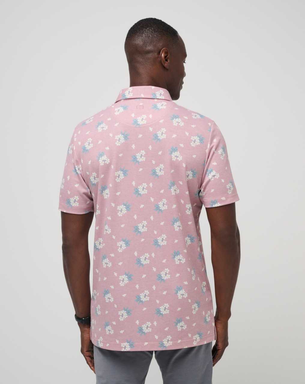 Travis Mathew Arbor Wave Polo Dusty Rose | DQESITC-35