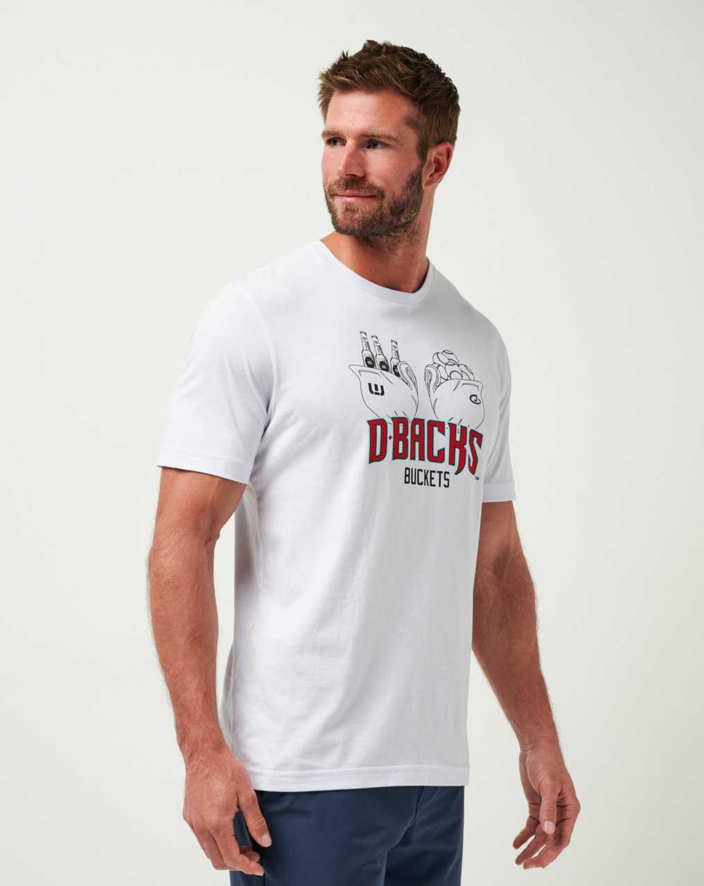 Travis Mathew Arizona Diamondbacks Strike One Tee White | OSFEQKV-24