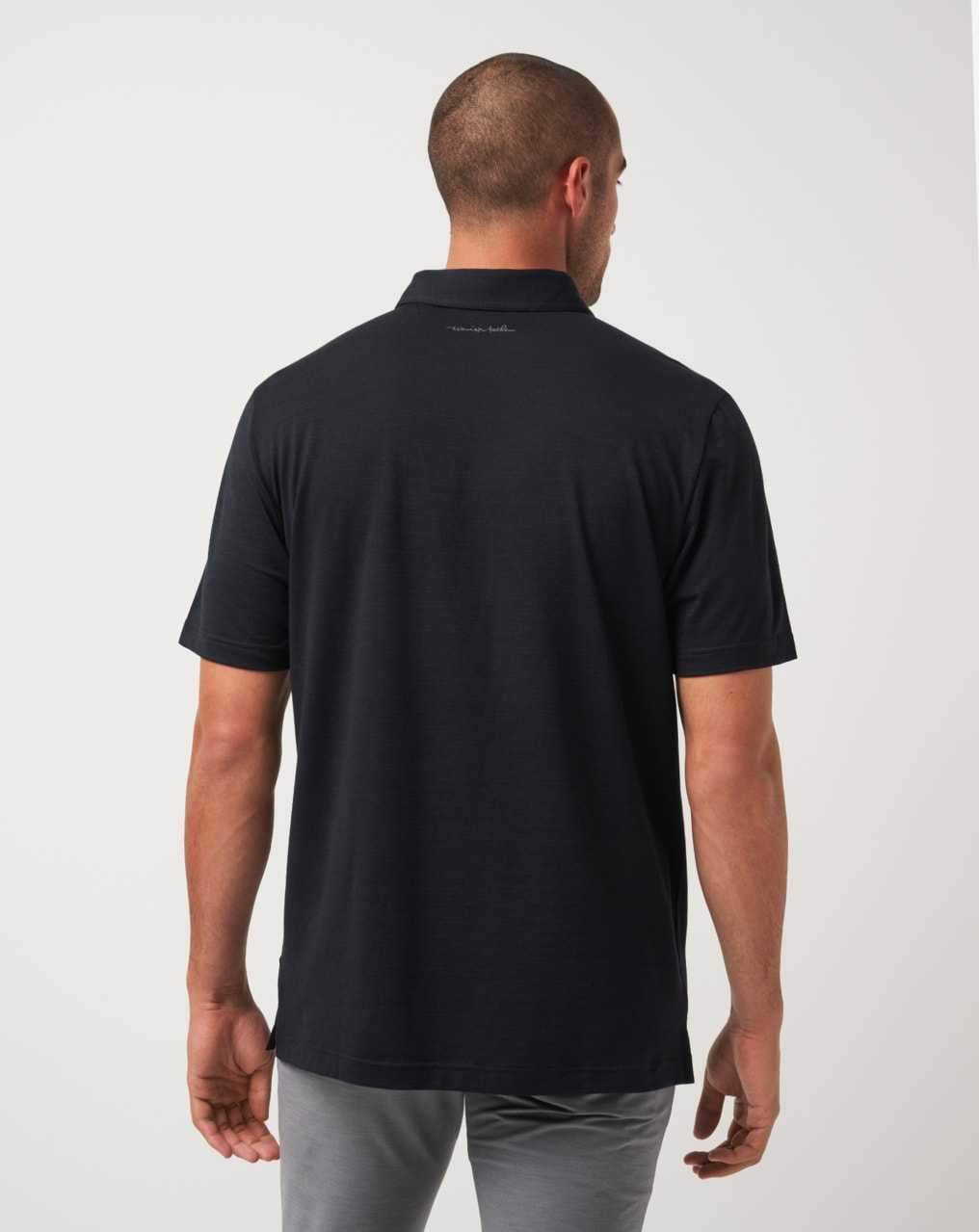 Travis Mathew Arizona Diamondbacks The Heater Polo Black | UYZVJAT-04