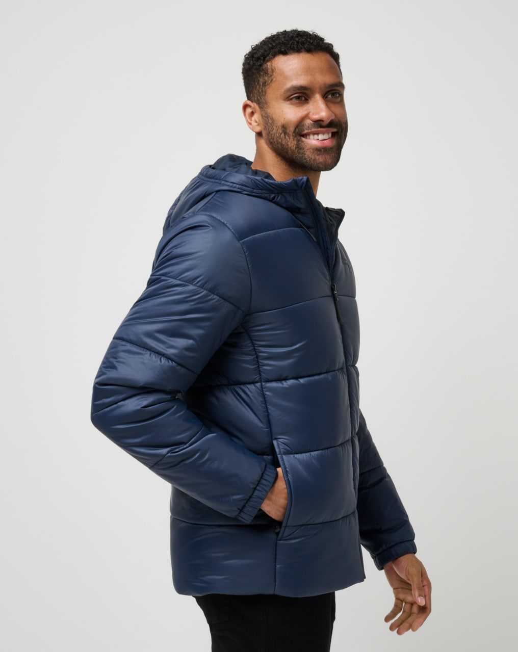 Travis Mathew Aves Tech Puffer Jacket Total Eclipse | HJXMGUW-92