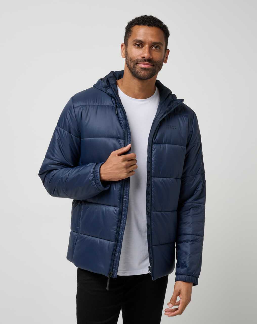 Travis Mathew Aves Tech Puffer Jacket Total Eclipse | HJXMGUW-92