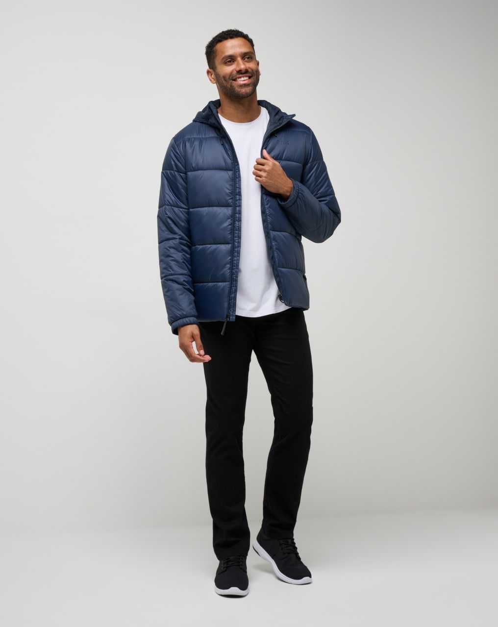 Travis Mathew Aves Tech Puffer Jacket Total Eclipse | HJXMGUW-92