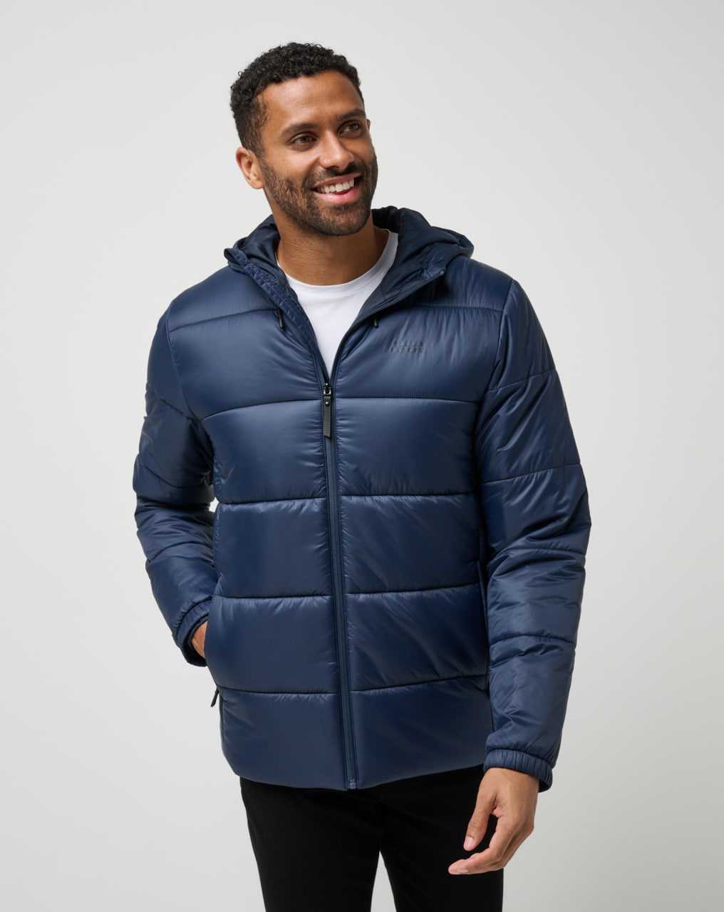 Travis Mathew Aves Tech Puffer Jacket Total Eclipse | HJXMGUW-92