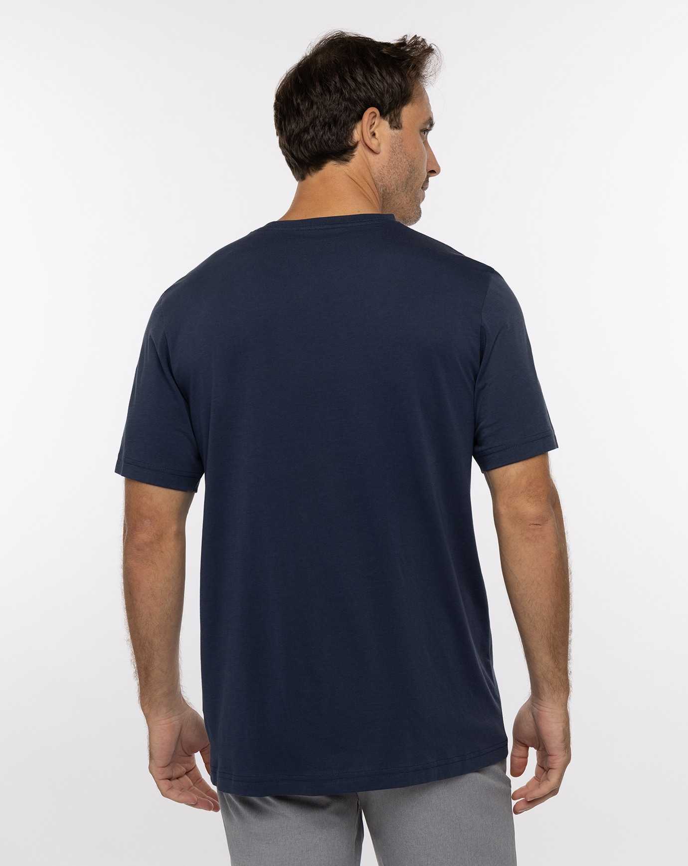 Travis Mathew Backyard Blast Tee Mood Indigo | DNXTZOC-87