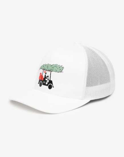 Travis Mathew Bag Of Gifts Snapback Hat White | SOKRXWJ-78