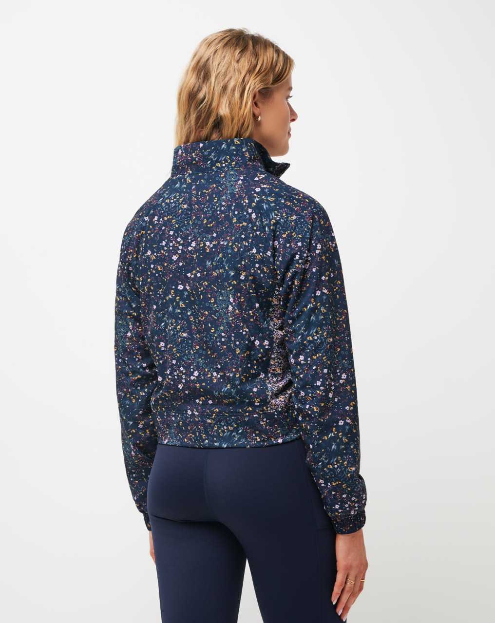 Travis Mathew Balancing Act Full Zip Navy Blazer Multi | YIQZVEH-95