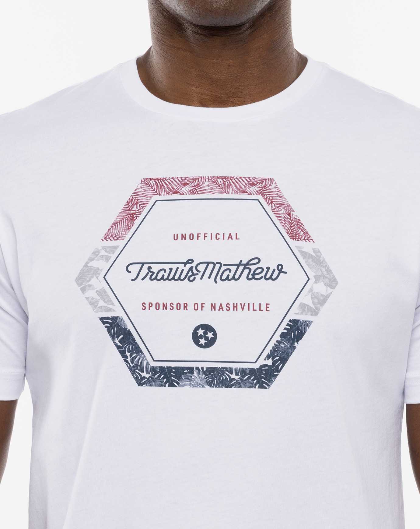 Travis Mathew Barbeque King Tee White | TISOVJY-54