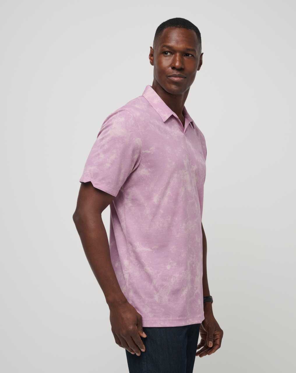 Travis Mathew Barrel Break Polo Elderberry | ECYBQDK-26