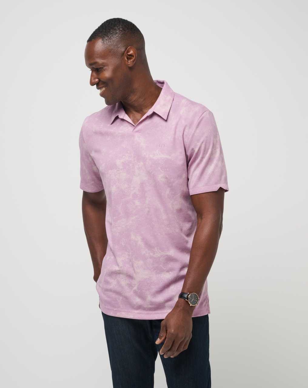 Travis Mathew Barrel Break Polo Elderberry | ECYBQDK-26