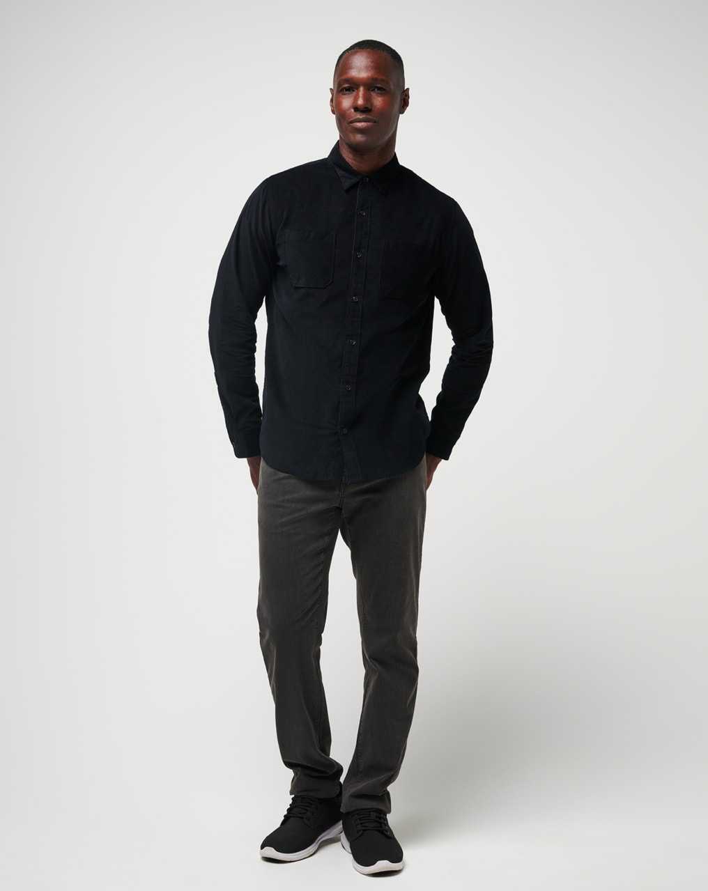 Travis Mathew Barrel Of Laughs Button-up Black | TSWKBHF-80