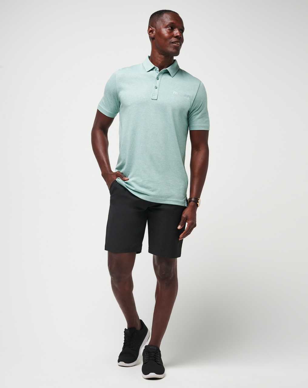 Travis Mathew Beck Short 9.5in Black | PBGQIEJ-65