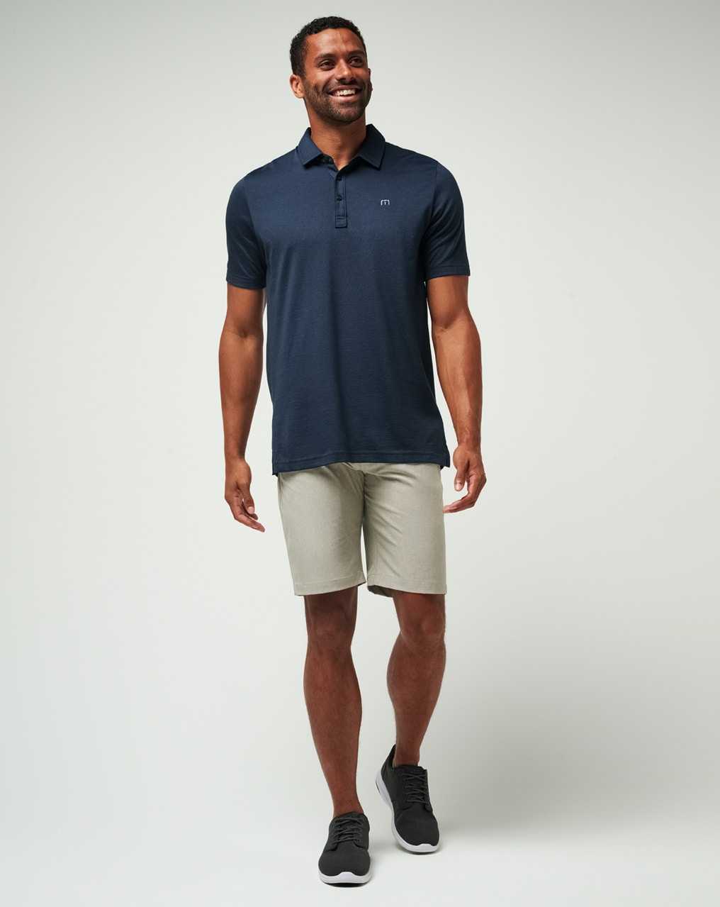 Travis Mathew Beck Short 9.5in Khaki | LECPHRZ-02