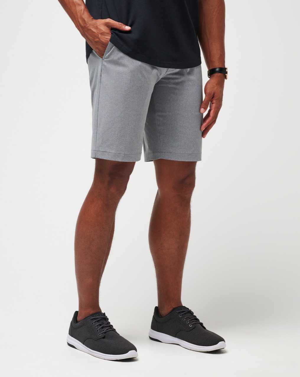 Travis Mathew Beck Short 9.5in Light Grey | IKJQFWS-61