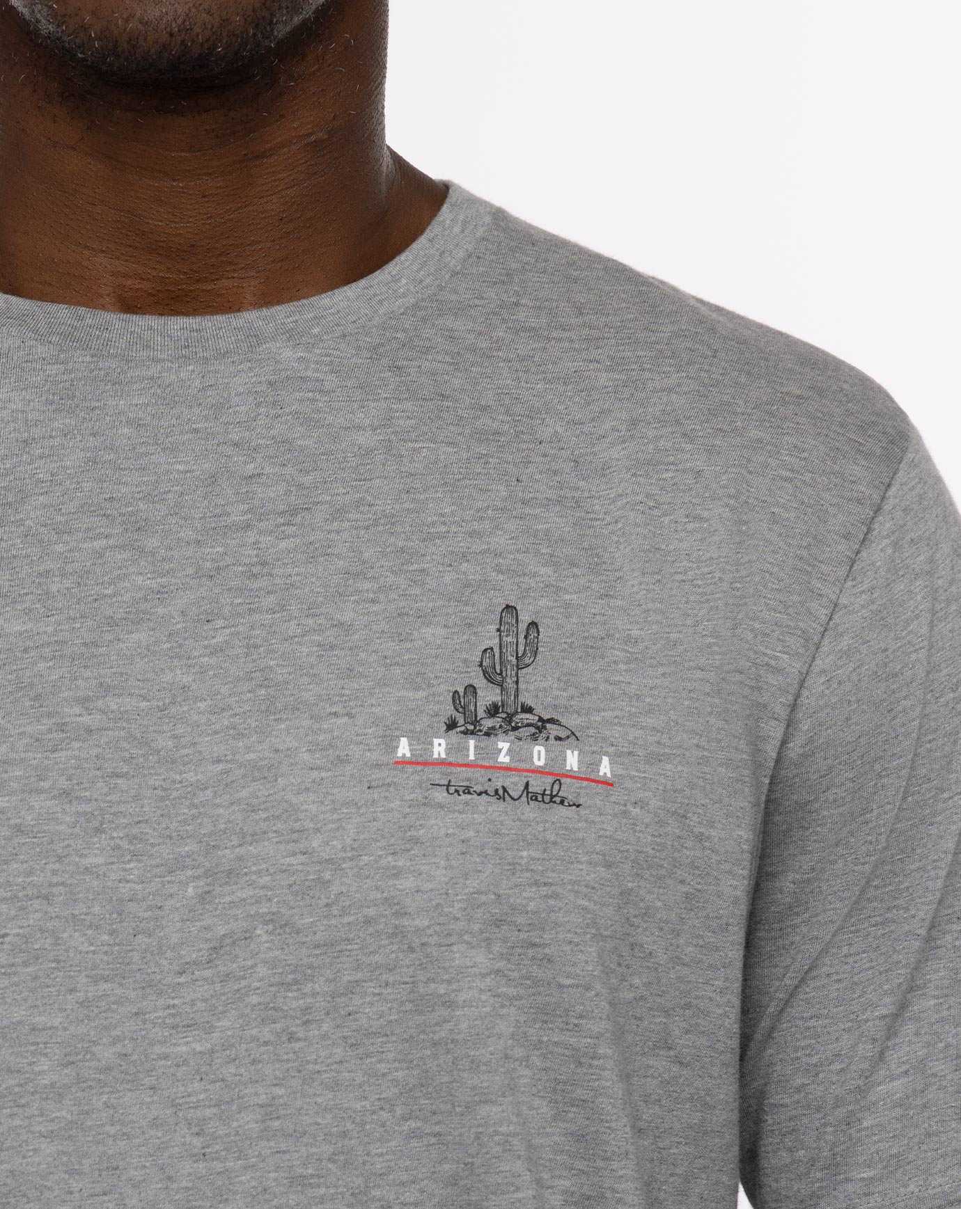 Travis Mathew Bell Rock Tee Heather Grey | OVEJCAM-93