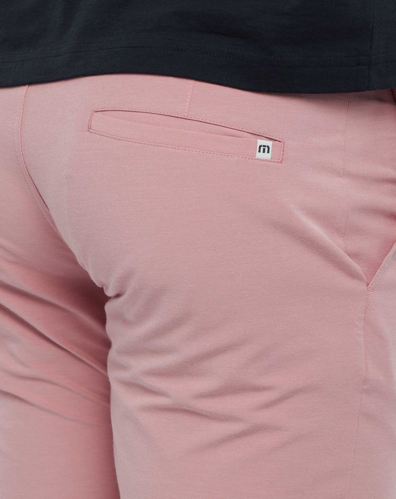 Travis Mathew Bermuda Short 8in Dusty Rose Canvas | QPMVZDG-51