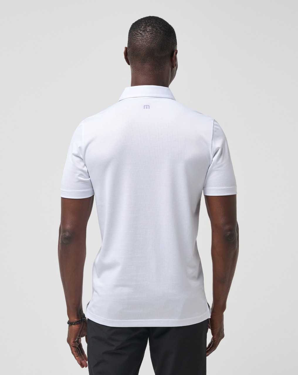 Travis Mathew Bigger Boat Polo White | HYJQCDG-24