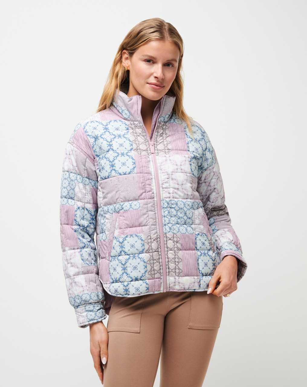 Travis Mathew Bold And Bloom Jacket Mauve Shadows Multi | ZJCDPSX-90