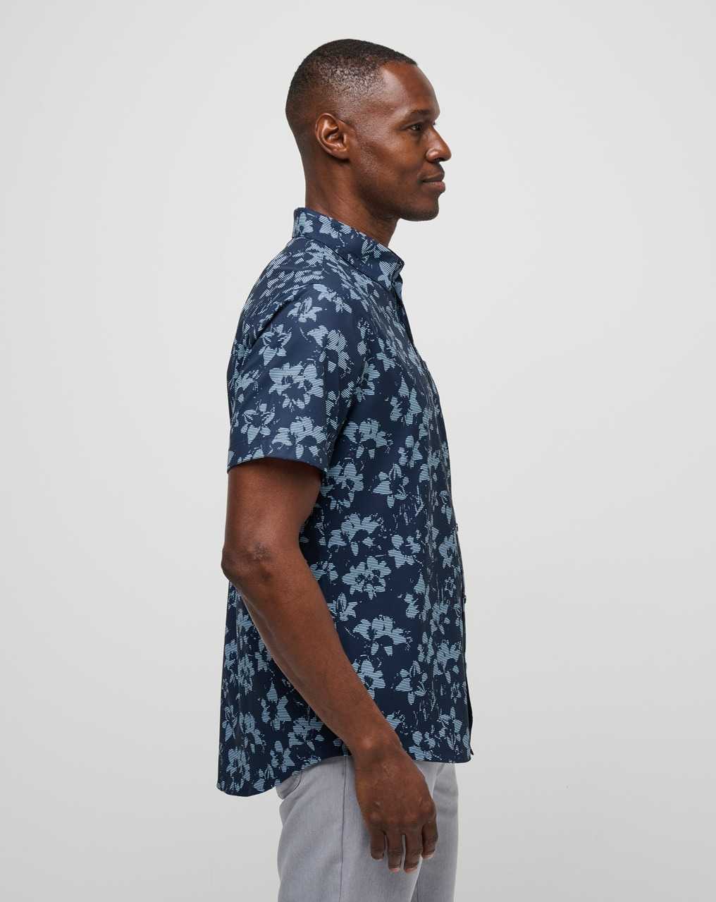 Travis Mathew Bombadier Button-up Total Eclipse | HKCGAEF-49