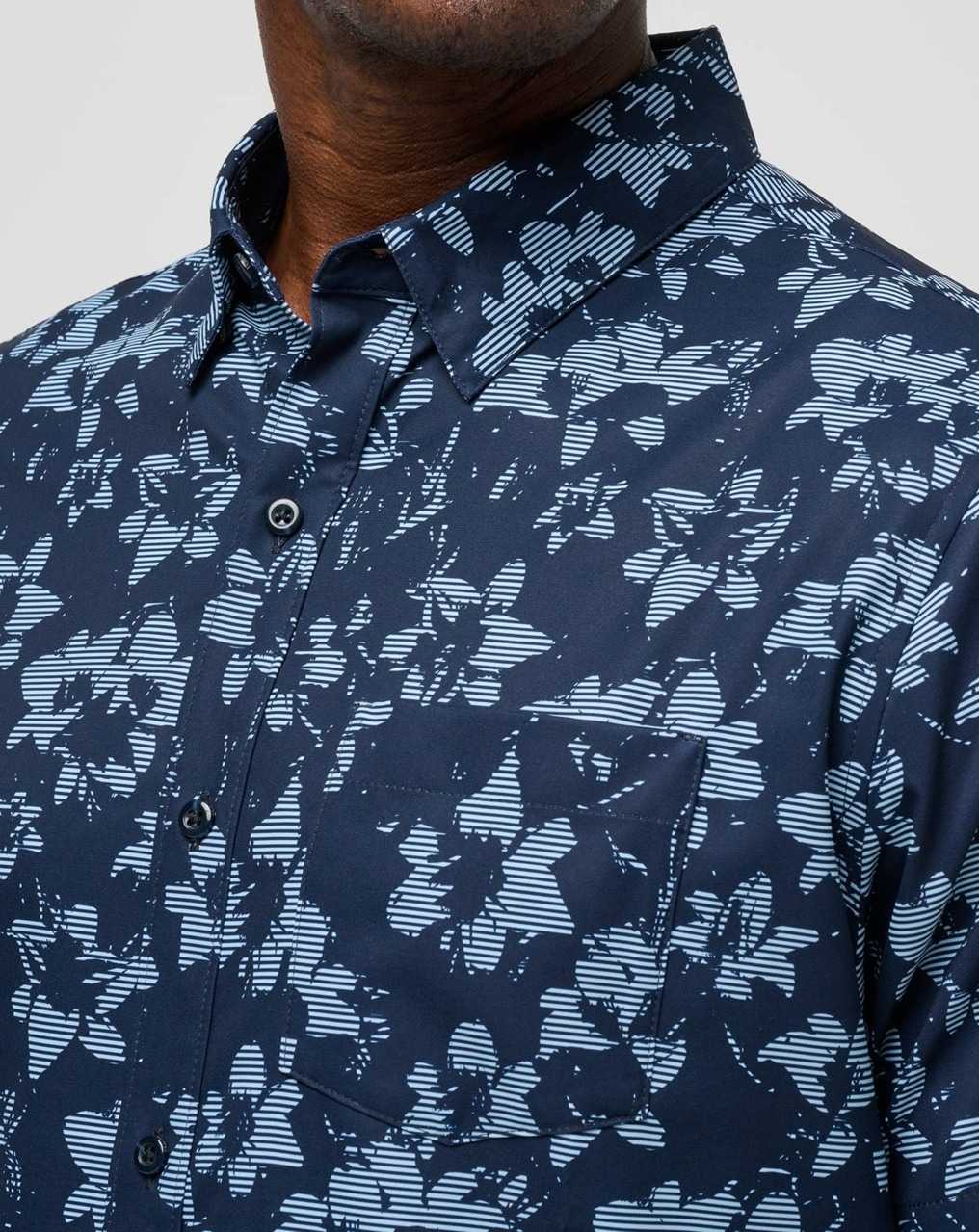 Travis Mathew Bombadier Button-up Total Eclipse | HKCGAEF-49