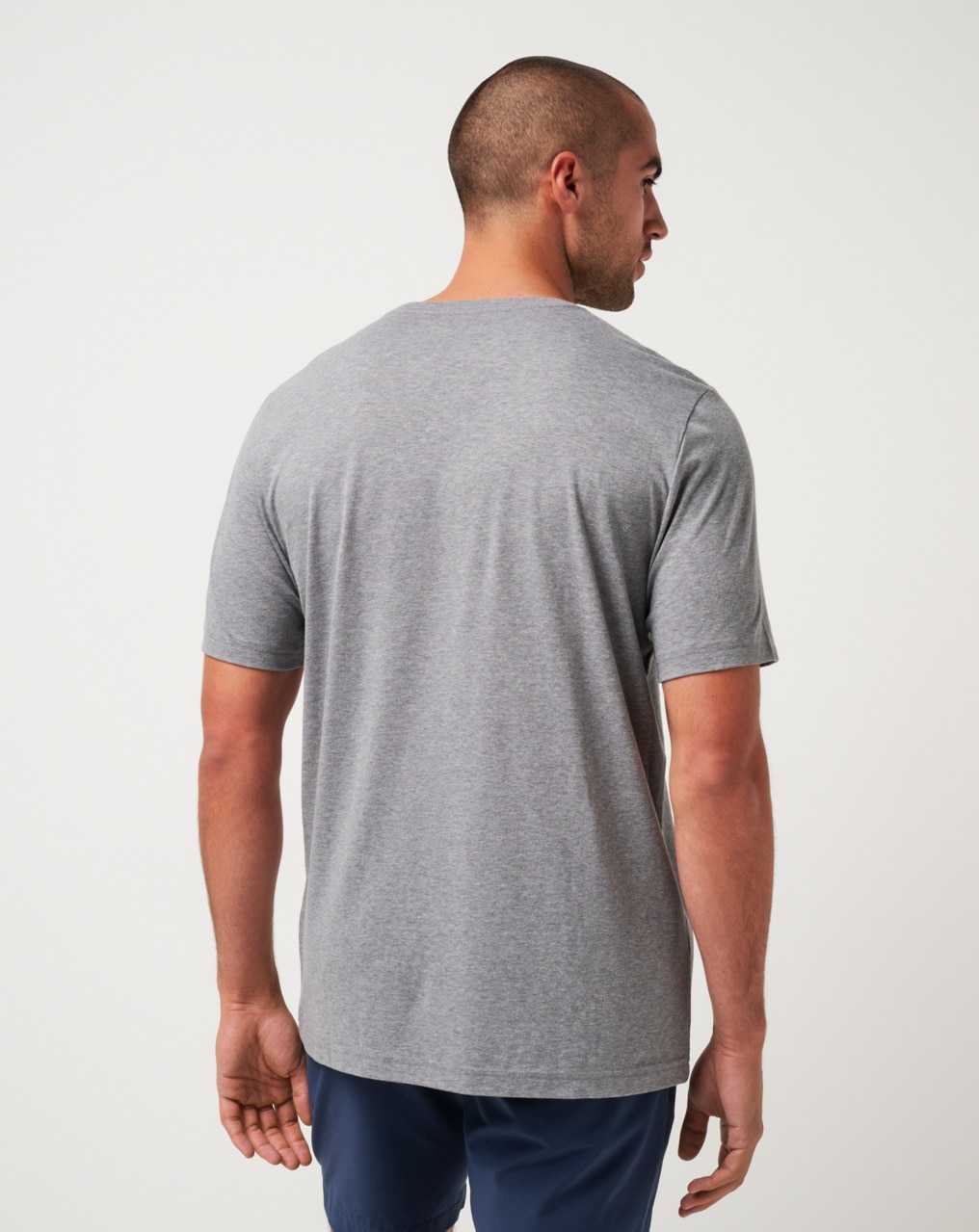 Travis Mathew Boston Red Sox Strike One Tee Heather Grey | JAIUHMD-57