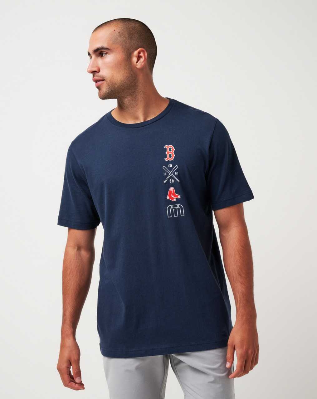 Travis Mathew Boston Red Sox Sunset Slam Tee Total Eclipse | PDGMHZS-23