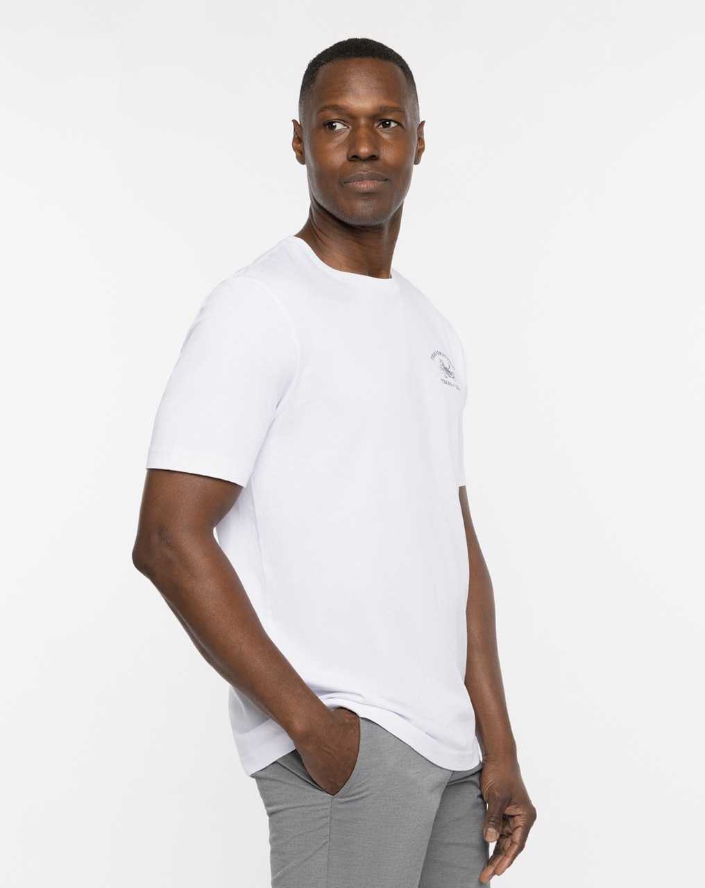 Travis Mathew Bracken Cave 2.0 Tee White | DBVQGST-83