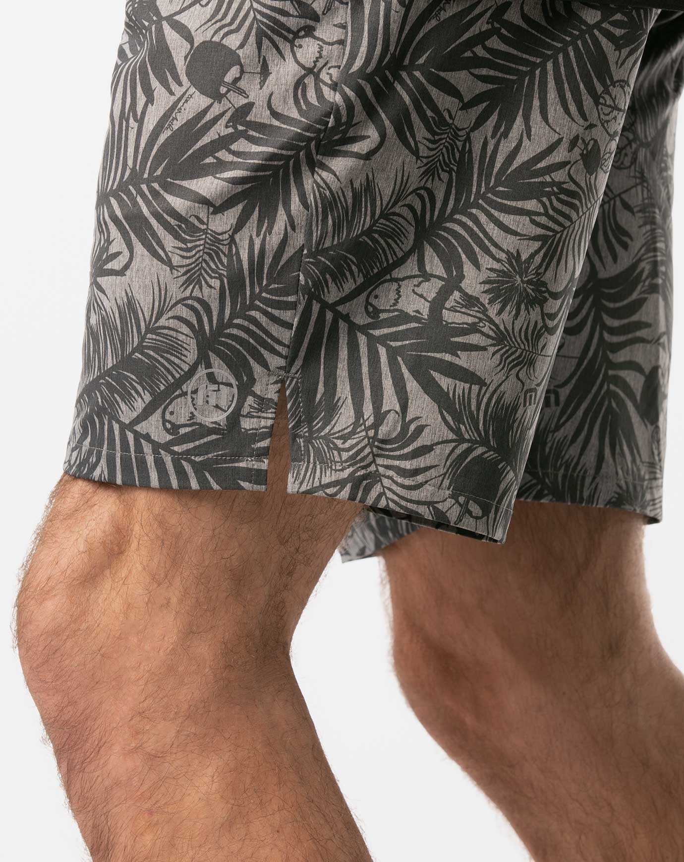 Travis Mathew Breakwater Short 8in Heather Quiet Shade | VDCENUO-08