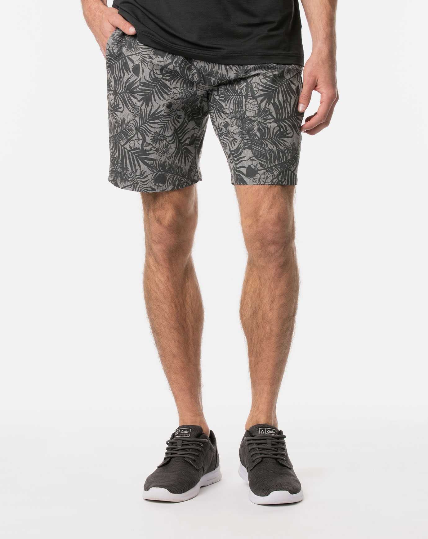 Travis Mathew Breakwater Short 8in Heather Quiet Shade | VDCENUO-08